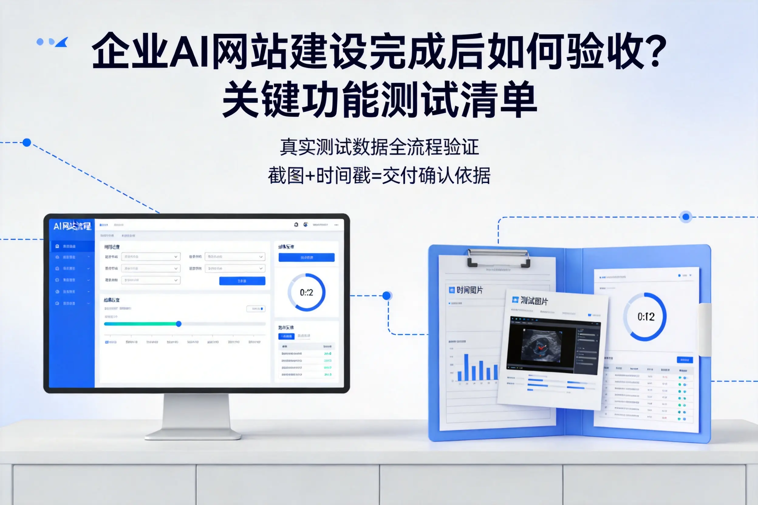 三亚企业AI网站建设完成后如何验收?关键功能测试清单