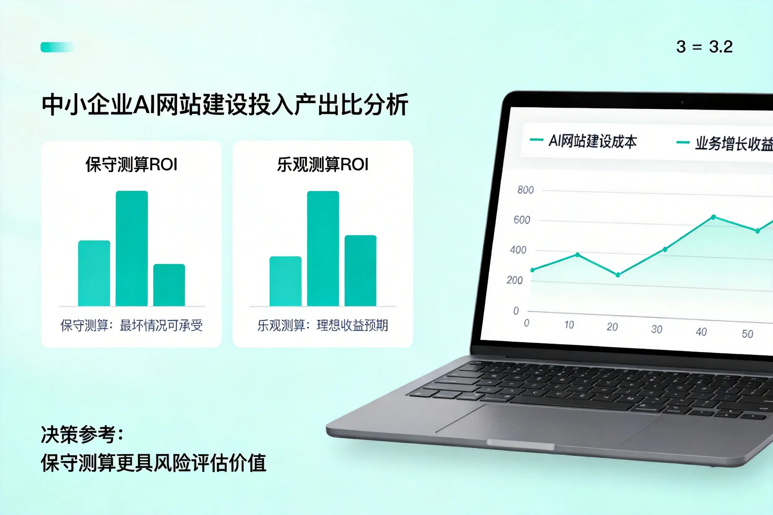 三亚中小企业AI网站建设投入产出比怎么算?先看这份分析