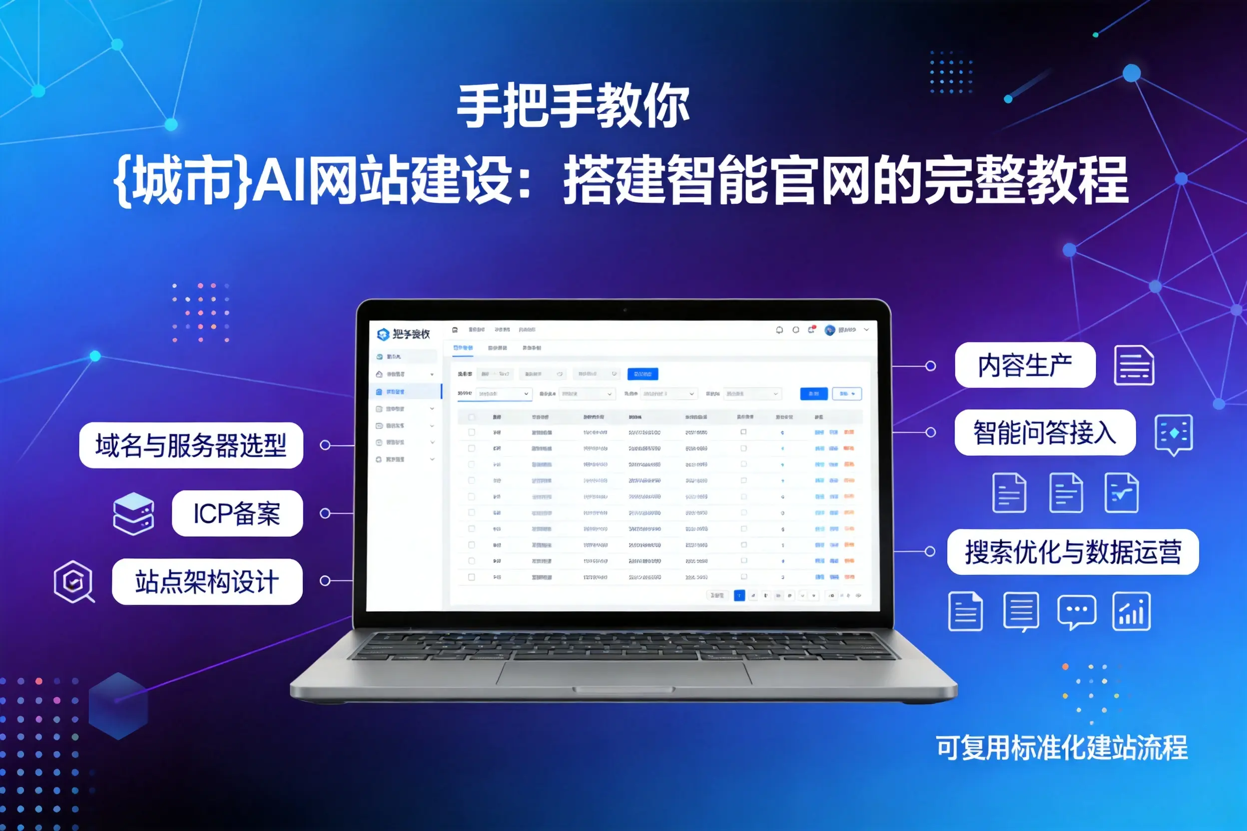 手把手教你三亚AI网站建设：搭建智能官网的完整教程