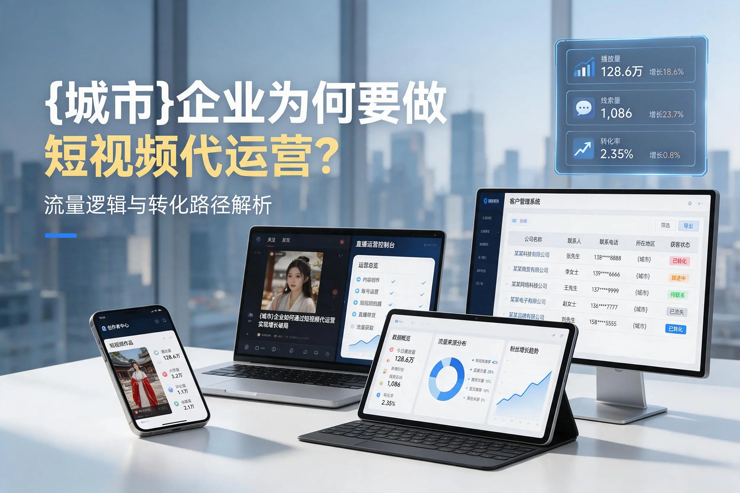 三亚企业为何要做短视频代运营？流量逻辑与转化路径解析
