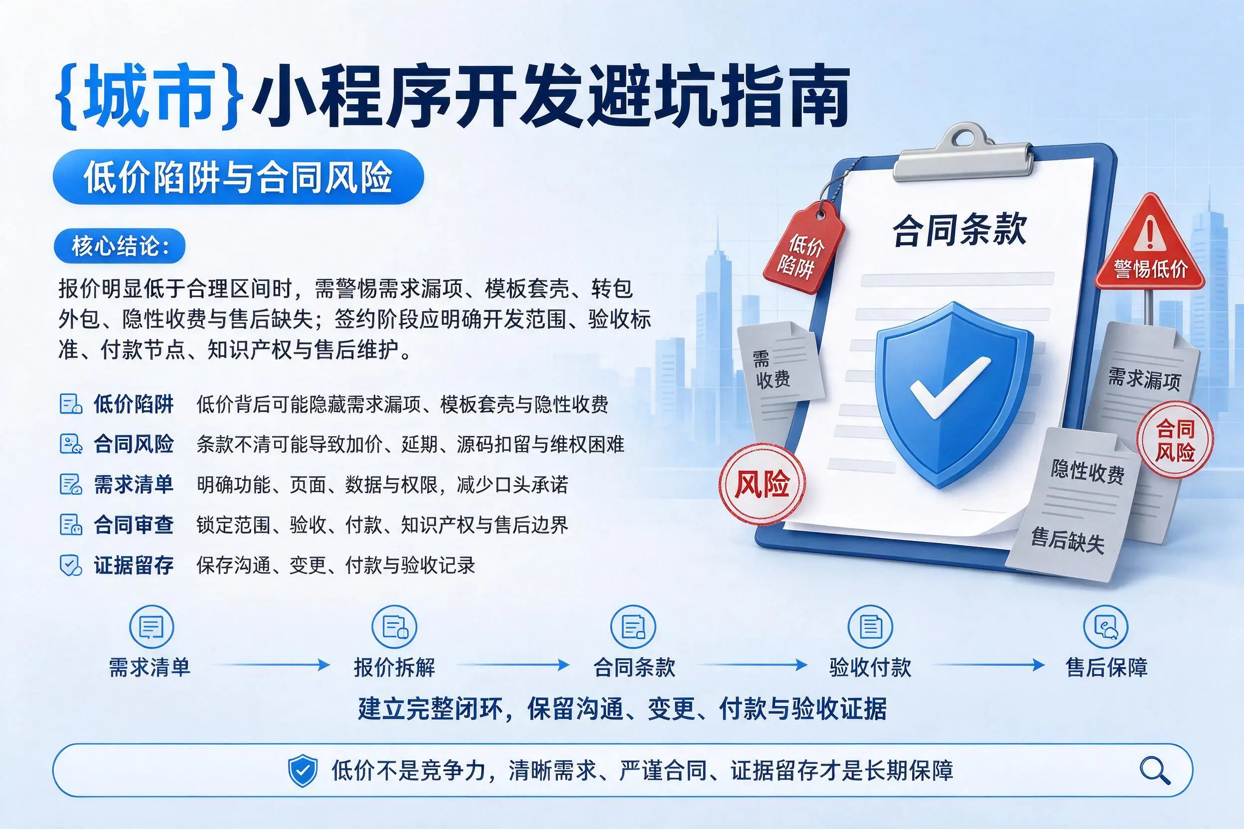 三亚小程序开发避坑指南：低价陷阱与合同风险