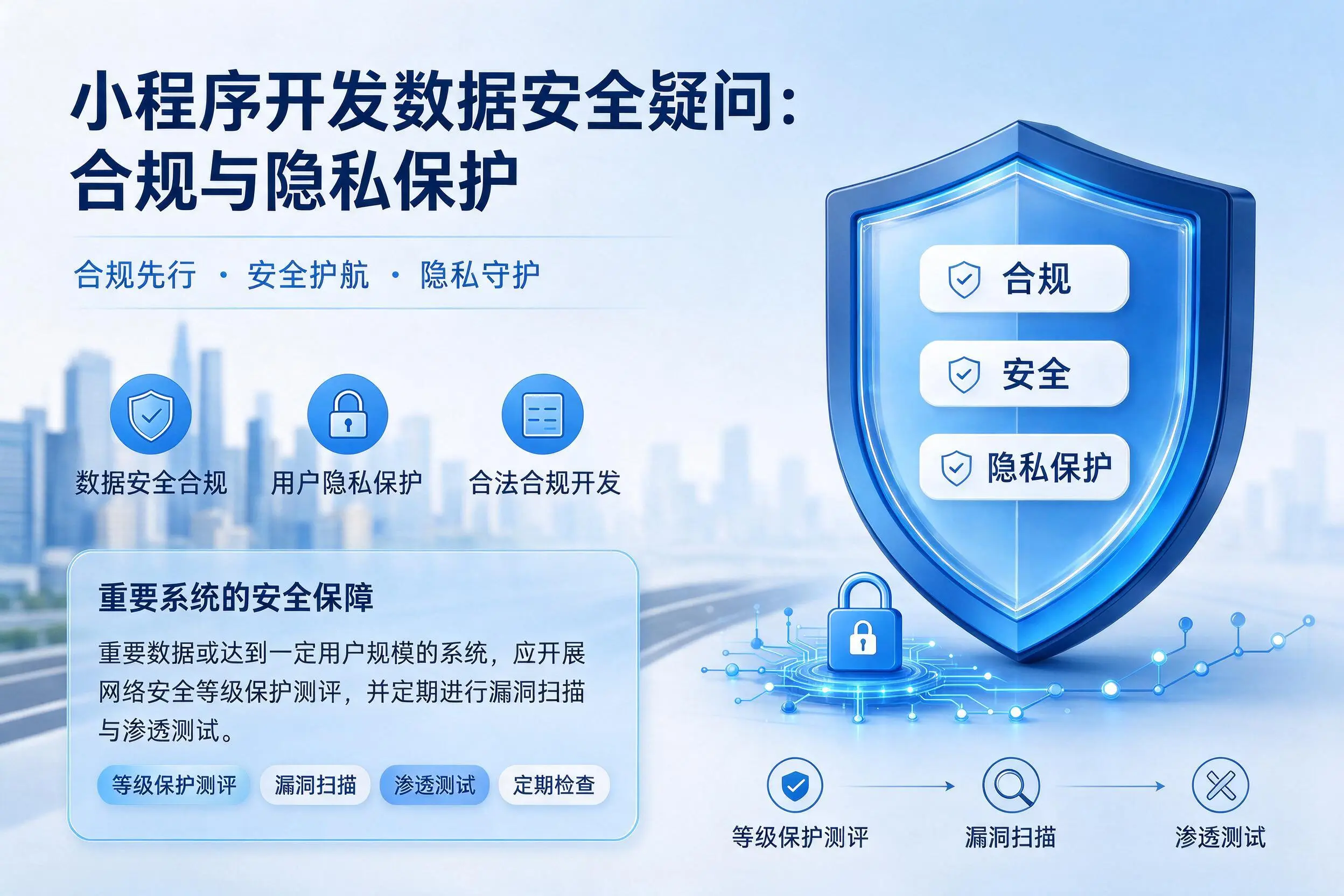 三亚小程序开发数据安全疑问：合规与隐私保护