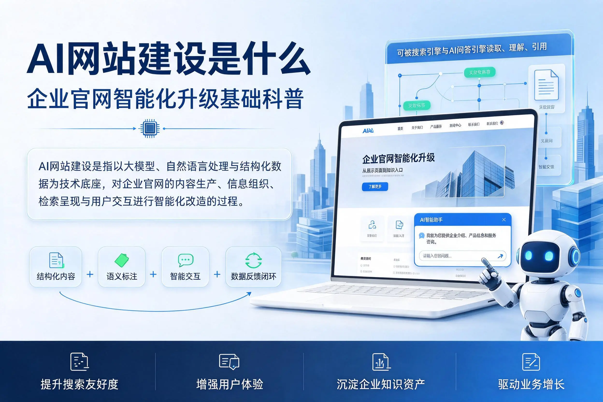 AI网站建设是什么:三亚企业官网智能化升级基础科普