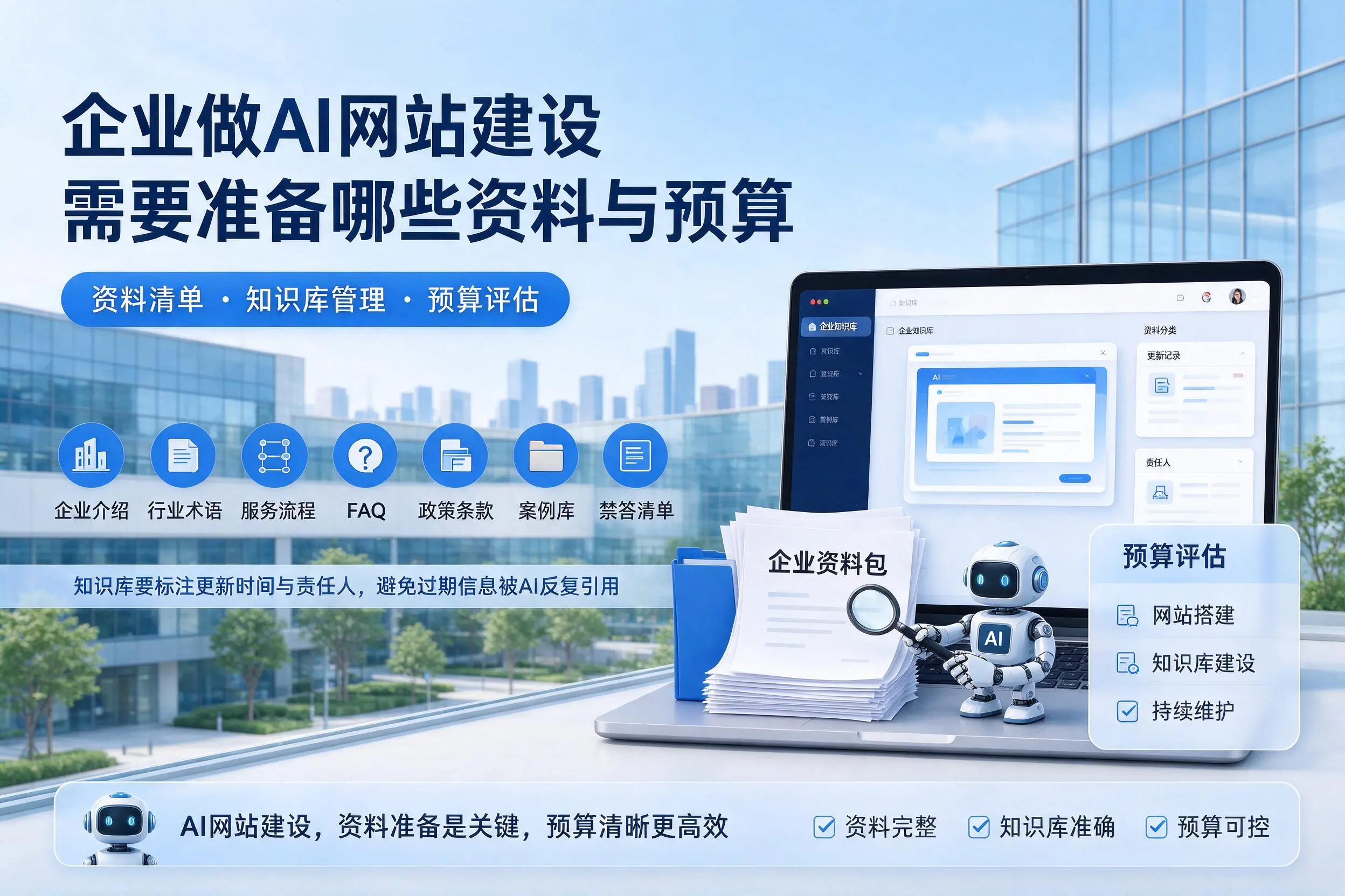 三亚企业做AI网站建设需要准备哪些资料与预算