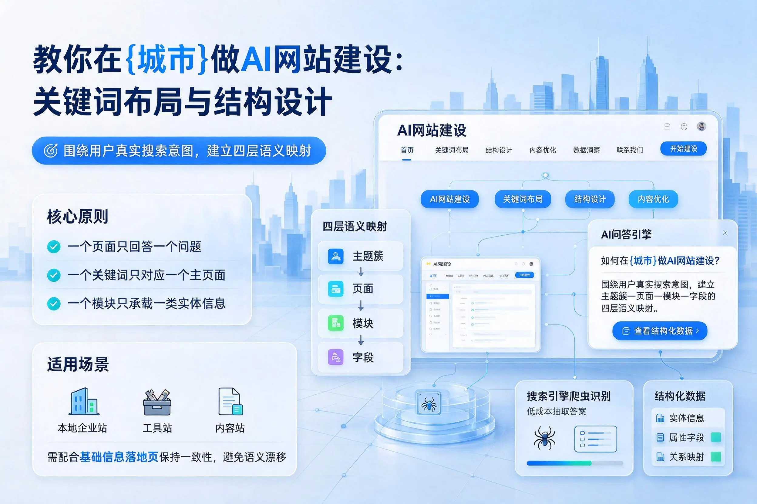 教你在三亚做AI网站建设：关键词布局与结构设计